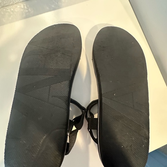 ZARA Black Sandals with Silver Accents Sz EU 41/28cm - Picture 10 of 10